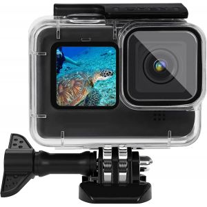 SJZG-&Eacute;tui &Eacute;tanche Pour Gopro Hero 11 Noir 10 9 Noir Plong&eacute;e Protection Sous-Marine Bo&icirc;tier Coque Pour Go Pro 11 Hero10 9 Gopro9 Kit D'Accessoires 60 M - Neuf
