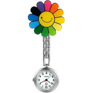 Montre Fob En Acier Inoxydable Quartz Analogique Nurse Watch Clip Sur La Montre &Agrave; Revers Suspendue - Neuf