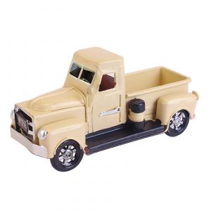 No&euml;l Camionnette De D&eacute;coration En Fer Forg&eacute;, Accroch&eacute; Des D&eacute;corations De Mettre De L'arbre De No&euml;l De La Voiture De Souvenirs De D&eacute;coration De Cadeaux Blanc - Neuf