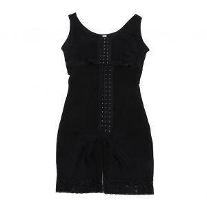 Corset Amincissant A Crochets Pour Femme, Ouvert A L'entrejambe, Rehausseur De Fesses, Noir, Taille S - Neuf