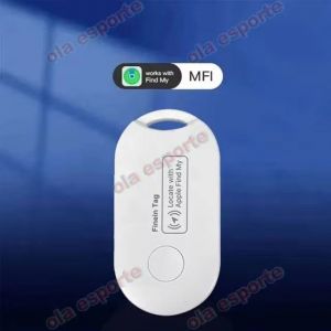 Mini Traqueur Gps Pour Sacs Et Bagages,Airtag,Bluetooth,Key Finder,Apple Find My Network,Ios Only Smart Tag Tracker- White-C7236 - Neuf
