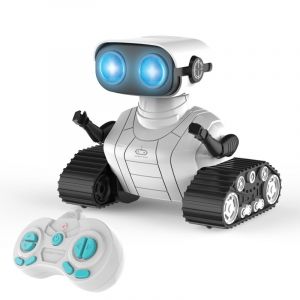 Robot rechargeable pour enfants - Jouet télécommandé avec yeux LED - I - Neuf