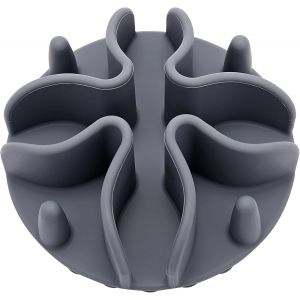 Cmws-Gamelle Pour Chien Slow Feeder Gamelle Anti-Glouton Pour Chien &Agrave; Alimentation Lente (M, Gris) - Neuf