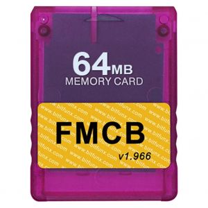 Kadel-Nouveau Pour Ps2 Console De Données De Jeu Carte De Programme V1.966 Fonction Mcboot Gratuite 64 Mo 32 Mo 8 Mo Cartes Mémoire Pour Sony Ps2 Playstation 2,Bleu Foncé, - Neuf