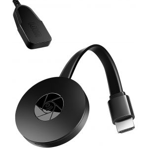 Dongle Wireless Display Adapter Miracast Airplay DLNA Compatible Android iOS Windows Mac,Cl&eacute; HDMI sans Fil 1080P, Chrome Cast Crome Chromecast TV Boitier Smart Toutes Les Cha&icirc;nes Gratuite - Neuf