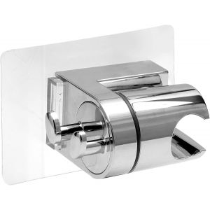 support douche sans percage &agrave; 360&deg;, support de douche, support de pommeau de douche, support pommeau de douche sans percage, accroche pommeau de douche convient pour tous les types de - Neuf