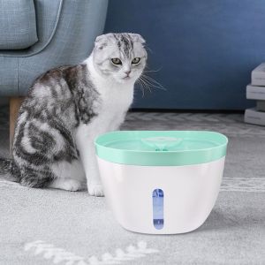 Hjlian Fontaine A Eau Electrique Automatique Pour Animaux De Compagnie 2,2 L, Distributeur D'eau Amovible Pour Chien 100-240 V (Prise Ue) - Neuf