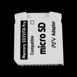 CMJAAGUR-Adaptateur De Carte Mémoire Sd Ps Vita 5.0, Support De Carte, Manchon De Conversion Pour Clé Usb Pour Ps Vita 1000 2000, Compatible Avec Le Système Henkaku Enso, Facile À Insérer Et[M1520] - Neuf