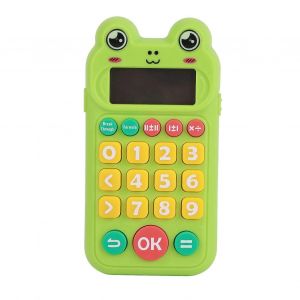 Enfants Oral Arithm&eacute;tique Jouet Clair Voix Invite &Eacute;cran LCD Portable Arithm&eacute;tique Exercice Jouet pour Divertissement pour Apprendre Vert - Neuf