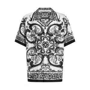 Chemise Noire En Soie Dolce & Gabbana - Neuf