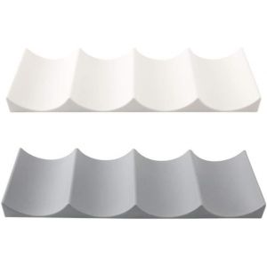 Mevronisshop-Porte Bouteille Vin, 2 Pi&egrave;ces Range Bouteille Frigo, Rangement Bouteille Frigo, Support Bouteille Vin, &Eacute;tag&egrave;re &Agrave; Vin En Plastique Jusqu&iquest;&Agrave; 10 Bouteilles, Pour Armoire De Cuisine, Frigo - Neuf