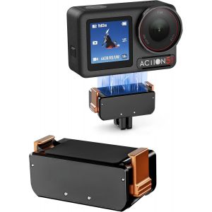 Adaptateur magnétique Action 5 Pro pour DJI Osmo Action 5 Pro/Action 4/Action 3 Adaptateur à libération rapide avec adaptateur de connexion Extension Base Accessoires.[F1150] - Neuf