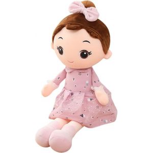 TDRFL-Poupée De Chiffon Fille Bébé Peluche Poupée Tissu 45 Cm,Jouet En Peluche Jouet Poupée Adorable 1Er Âge Conte De Fées Princesse Poupée Mignonne Plush Toys Cadeau De Naissance Noël Anniversaire B - Neuf