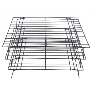 Support de cuisson en fer de 13 pouces, supports de refroidissement antiadhésifs à 3 couches pour la cuisson des biscuits et des gâteaux - Neuf
