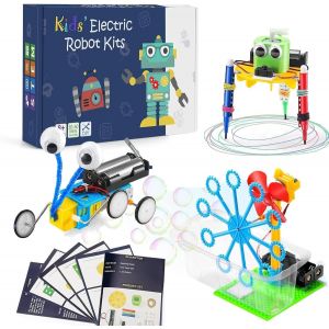 Mdy-Kits Éducatifs De Sciences, Jeu Scientifique Avec 3 Expériences Scientifiques Sur L'électricité, Jouets Éducatifs De Physique Stem Kit Electronique A Monter, Cadeaux Jeux Enfants 6-14 Ans - Neuf