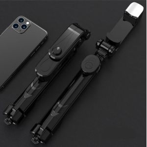 Perche À Selfie Bluetooth Avec Télécommande Et Retardateur, Trépied Pour Téléphone Portable, Support De Diffusion En Direct, Noir - Neuf