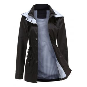 Manteau À Capuche Imperméable Gabadina Femme - Neuf