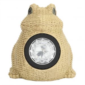 Hjlian Lampe Solaire Decorative De Jardin, Simulation De Paysage De Pelouse, Decoration Exterieure, Ornement Grenouille - Neuf
