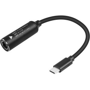 Pd65W Dc4017 Câble De Charge Vers Usb-C Dc 4,0 Mm X 1,7 Mm Femelle Ronde Vers Type C Pour Ordinateurs Portables, Téléphones Portables, Tablettes, Rechargeables, Etc. (Dc4017) - Neuf