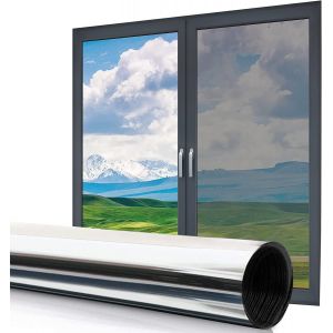 KALANKA-Film Miroir Fenêtre Sans Tain Occultant Anti Chaleur Protection Solaire Autocollant Anti-UV - Neuf