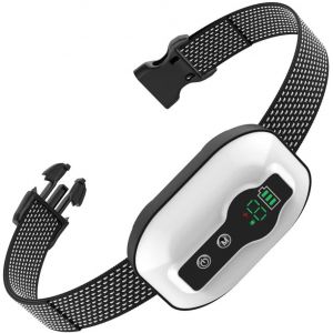 Rechargeable Anti-Aboiement Collier Pour Chien - 3 Modes De Choc Électrique/Vibration/Bruit - Automatique Et Sûre D'aide À La Formation - Réglable Pour Petits, Moyens Et Grands Chiens - Neuf