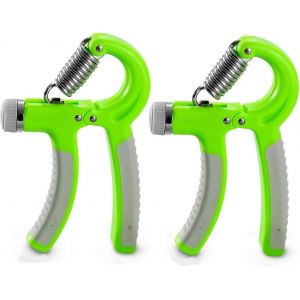 2 Entra&icirc;nement De Renforcement De La Poign&eacute;e,Exerciseur De Main,Entra&icirc;neur De Force,Plage De R&eacute;sistance R&eacute;glable 22-90 Lb,Pince Antid&eacute;rapante,Grand F - Neuf