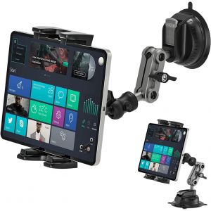Support Tablette Voiture, Support de Tablette avec Ventouse, Support Rotatif &agrave; 360 Degr&eacute;s pour Le Bureau, Le Mur, la Voiture, Compatibilit&eacute; iPad Pro, iPhone, 4.7-12.9"" Tablettes et T&eacute;l&eacute;phones - Neuf