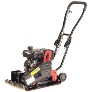Compacteur &agrave; plaque vibrante 11 kN - Moteur essence 3ch - Plaque 48 x 32 cm Torros TPT1102 - Neuf