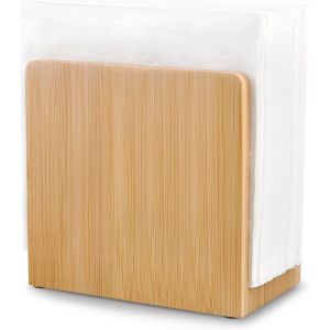 Eryi-Porte-Serviettes En Papier De Table En Bambou,Support Vertical-Serviette Petite En Papier De Cuisine En Bois,Distributeur De Serviettes Papier Pour Table À Manger,Bar Et Restaurant - Neuf