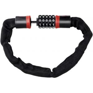 Cadenas De Bicyclette 6mm Code De Verrouillage De Haute Sécurité De La Chaîne Avec 5 Chiffres Code De Verrouillage À L'épreuve Des Intempéries Pour Vélo, Moto, Scooter (900mm) - Neuf