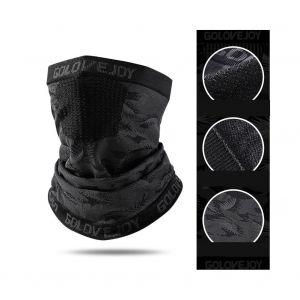 Refroidissement Cou Guêtre Masque - Léger Respirant de la Poussière et des rayons UV du Soleil-Protection des Bandanas pour des Femmes des Hommes à l'Extérieur(Feuille version) - Neuf
