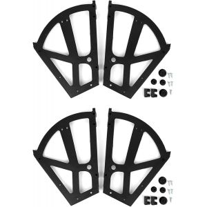 Kalanka-Charnières Pour Armoire À Chaussures,Tiroirs Adapte Plupart Étagères Capacité Améliorée Plastique Pivotantes Remplacement Cadre Rabattable Meuble Cuisine Salon Support Rangement Raccords Flip - Neuf