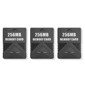 Lot de 3 cartes m&eacute;moire 256 Mo pour Sony PlayStation 2 (PS2) - Neuf