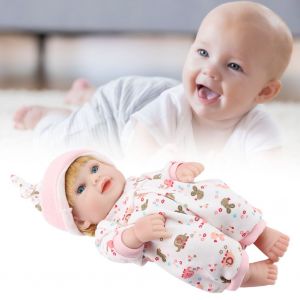 Poupee bebe fille reborn entierement en silicone, impermeable, realiste, mignonne, cadeau - Neuf