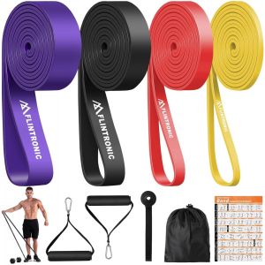 Bande Elastique Musculation,3/4 Niveaux Diff&eacute;rents Bande De Resistance Traction,Bandes De Fitness Latex &Eacute;lastique,Pour Tractions,Crossfit,Dips,Pilates,Yoga,Homme & Femme.[K1169] - Neuf