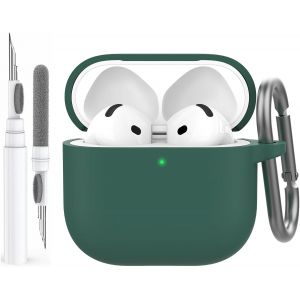 SUBZONAL-AhaStyle Coque AirPods 4 (2024) avec Kit Nettoyage Silicone &Eacute;tui Protection pour AirPods 4&egrave;me G&eacute;n&eacute;ration Anti-Rayures Housse pour Apple AirPods 4 Supportant Recharge USB-C et Recharge sans F - Neuf