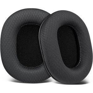 LORANKA-Mousse Coussin Coussinets pour Audio Technica ATH M50X M50XBT M50RD M40X M30X M20X MSR7 SX1 Monitor Casque Audio, Coussinets avec Un Tissu Maille Durable, Mousse &agrave; Haute Densit&eacute; - Neuf
