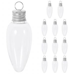 12 Pcs Ornement Conteneur de No&euml;l Suspendus Ornement de No&euml;l Ampoule Ornements Ampoule Ornements compatible Artisanat - Neuf