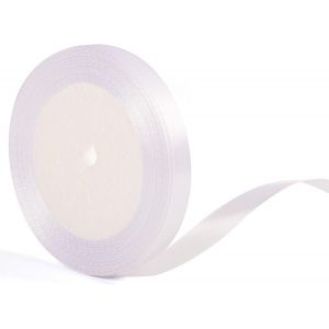 Ruban Blanc De 10 Mm Pour Emballage Cadeau - 22 M - Ruban Fin En Tissu Satin&eacute; Pour Emballage De Cadeaux De No&euml;l, Bouquet De Fleurs, G&acirc;teaux, Noeuds Pour Cheveux, Travaux Manuels, D&eacute;coration De Voiture - Neuf