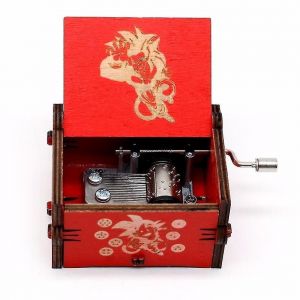Boite a musique en bois a manivelle Dragon Ball H 3011 tons - Neuf