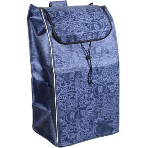 JEXNOVASHOP-1/2PCS Sac De Rechange pour Caddie - 72L Sac De Remplacement De Chariot &Agrave; Main, Caddie Sac De Remplacement avec Side Pocket, Tissu Oxford Sac De Rangement &Eacute;tanche, 37.5 &times; 28.5&times; 67cm (Size - Neuf