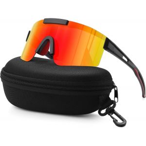 Ershi-Lunettes De Soleil De Sport Pour Homme Et Femme - Polarisées Uv400 - Pour Le Ski, Le Cyclisme, La Pêche[468] - Neuf