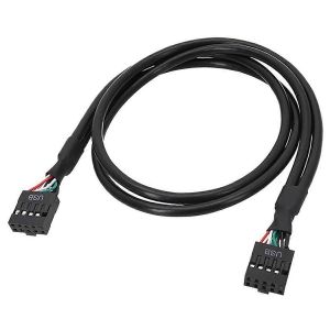 Carte m&egrave;re USB 9PIN femelle vers femelle C&acirc;ble interne USB2.0 C&acirc;ble d'en-t&ecirc;te de carte m&egrave;re interne - Neuf