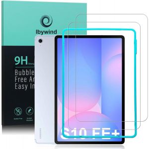 KALANKA-pour Samsung Galaxy Tab S10 FE+(13.1 pouces) Protecteur d'&eacute;cran, avec 2 pi&egrave;ces en verre tremp&eacute;, [pas de bulles] - Neuf