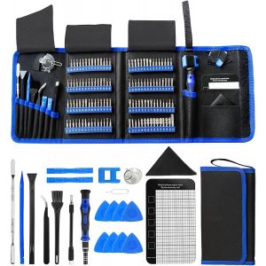 ERYI-Tournevis De Précision 142 En 1 Kit, Tournevis Lunettes Opticien Avec Magnétique 120 Embouts Pour Réparation Électronique, Ordinateur Portable, Petits Appareils, Téléphone Portable, Ps4, Montres - Neuf