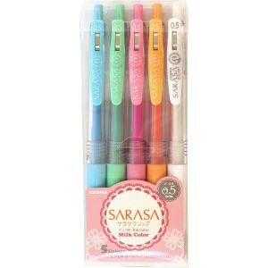 Tianyi-Stylo Zebra Sarasa 0,7 Mm Mk - Set De 5 Couleurs 0.5 Mm - Neuf