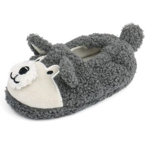 Kalanka-Lacoifa Chausson De Chouette Pour Enfant Garçon Ou Fille Pantoufles Animaux En Tricot D'hiver Antidérapants - Neuf