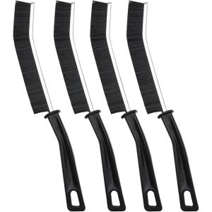 Lot de 4 brosses de nettodes coins et des joints-Brosse de nettomulti-surfaces pour cuisine et salle de bain-Noir - Neuf