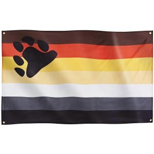 Drapeau De La Fierte De L'ours, Oillet A Chaque Coin, Drapeau De La Fierte Gay, Drapeau Lgbt+, Drapeau De La Fierte, Drapeaux Haut De Gamme, Interieur, Exterieur, Couleurs Vives - Neuf