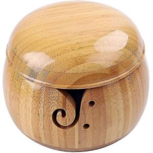 Bol en bambou tissé,bol de rangement tricoté pour l'artisanat - Neuf